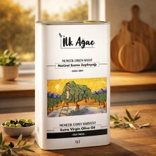 İlk Ağaç 5 Lt Erken Hasat Soğuk Sıkım Natürel Sızma Zeytinyağı