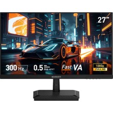 Gamebooster GB-27F300FF 27'' 300Hz 0.5ms HDMI Dp Freesync Adaptive Sync HDR10 Fhd Fast Va Gaming Mon