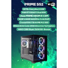 Game Garaj Prime S52 Intel Ultra 5 225F 16GB Ram 1tb SSD RTX5060TI 8gb Freedos Oyuncu Oem Paket