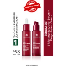 Yves Rocher Serum Seti-Sıkılaştırıcı,Dolgunlaştırıcı Bitkisel Kolajen ve Hyaluronik Bakım/Lift Pro Collagene
