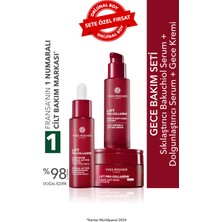 Yves Rocher Gece Rutin Seti-Sıkılaştırıcı,Dolgunlaştırıcı Bitkisel Kolajen, Hyaluronik Bakım/Lift Pro Collagene