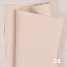 Yumuşak Keçe İnce 100 x 100 cm 1,5 mm Kalınlıkta Yumuşak Özellikli Sanatsal Malzeme