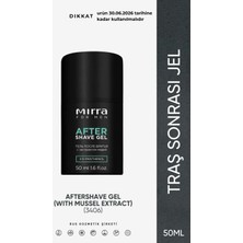 Mırra After Shave Gel For Men 50 ml Nemlendirici Midye Özlü Koku ile Cilt Bakımı