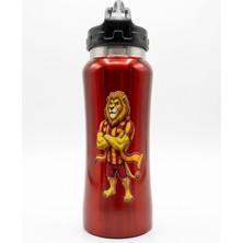 Promopanya Taraftar Figür 500ML. Pipetli Sporcu Matarası-Termos Kırmızı Okul Matarası-Termos ( Isim Yazılabilir, Isme Özel, Kişiye Özel, Kişiselleştirilebilir)