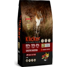 Klicker Yetişkin Kedi Maması Hassas Sindirim Kuzulu – 1 kg