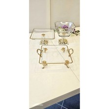 Alfafe Home Döküm Ayaklı Cam Sunumluk