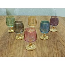 Alfafe Home Lina Metal Ayaklı Kahve Yanı Su ve Meşrubat Bardağı