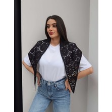 Esra Helvacı Çiçek Örme Şal