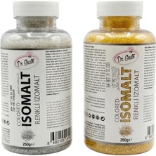 Dr. Gusto Renkli Izomalt (Isomalt) Gold & Silver 250 gr x 2’li Set – Altın & Gümüş Şeker Sanatı ve Pasta Dekorasyon