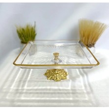 Alfafe Home Yeppo Store Madlen Metal Ayaklı Sunumluk Tabak