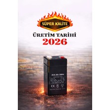 Redmoon Yüksek Kapasiteli 4V4AH Terazi Aküsü 2025 Yılı Üretimli Süper Kalite ve Kolay Takılabilir Tasarım