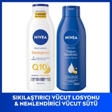 Nivea Q10 7 Günde Sıkılaştırıcı Vücut Losyonu 250ML ve Yoğun Besleyici Bakım Sütü 200ML, Kuru Cilt