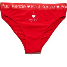 Paul Kenzie Valentine Collection - Kadın Slip Külot - I Love My Gf/bf