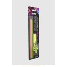 Silka ART-643 2li Neon Kalem+1 Küçük Boy Neon Silgi+1 Neon Doğru Kalem Tutma Aparatı
