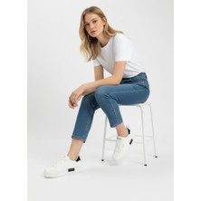 Panorama Renk Detaylı Termo Taban Kadın Sneaker
