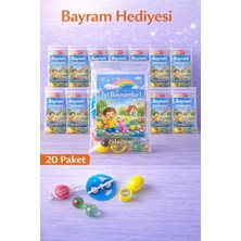 Emrah Gültekin Bayram Çocuk Hediyesi – (20 Paket) Şeker ve Oyuncaklı Mini Bayram Paketi Bayram-Okul Hediyelik Dağıtmalık Oyuncak Seti