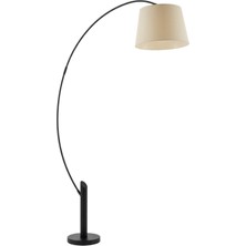 Avonni LM-9129-1BSY Siyah Boya Lambader E27 Metal H: 213 cm, WxD: 43x142 cm