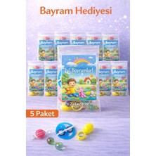 Emrah Gültekin Bayram Çocuk Hediyesi – (5 Paket) Şeker ve Oyuncaklı Mini Bayram Paketi Bayram-Okul Hediyelik Dağıtmalık Oyuncak Seti