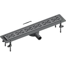 Aqua Bagno Basic 1.0 Duş Kanalı 40 cm Yan Çıkışlı - Membran Izalasyonlu -304 Paslanmaz - Koku Önleyicili | 90.99.08.02.00
