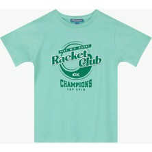 Discovery Expedition Açık Mint Erkek Çocuk Baskılı T-Shirt D6SB-TST3061