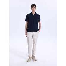 Fabrika Bağlamalı Bel Duble Paça Jogger Taş Erkek Pantolon F6SM-PNT 2500