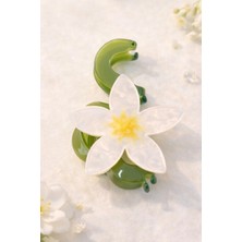 Miya Miya Design Miya Miya Çiçek Toka - Beyaz