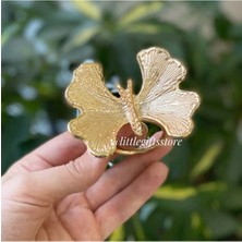 Alfafe Home Kelebek Dekor Peçete Halkası/yüzüğü