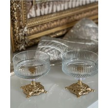 Alfafe Home 2 Adet Elysia Metal Ayaklı Kase 530042 510CC