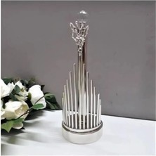 Alfafe Home Peçetelik Kağıt Havlu Standı Rulo Havluluk Gümüş Renk Renk