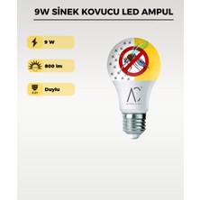 AC Aydınlatma Sivrisinek Kovucu 9W LED Ampul E27 - Sinek Önleyici
