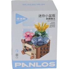 Vagon P955009 Panlos Hayvan Saksıları Buket Setleri Fare 281 Parça Block Oyuncak