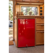 Evacool EVAMARIN90 Kırmızı 12/24V 85 Litre Dağ Evi Tekne Karavan Buzdolabı