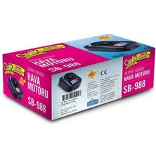 Quik SB-988 Dört Çıkışlı Akvaryum Hava Motoru Süper Sessiz Güçlü Performans