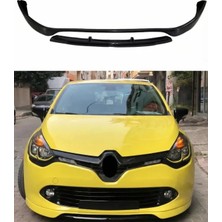 🚗 Renault Clio 4 Plastik Ön Ek 2 Parça | Sportif & Dayanıklı | Boyasız