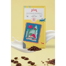 Jön Sütlü Kahve Çekirdekli Premium Çikolata %42 Kakao 56 gr – Peru Menşeli, Kahve Çekirdekli, Kremamsı Gurme Çikolata