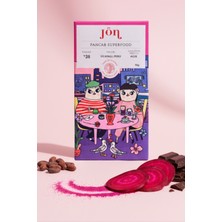 Jön Sevgililer Günü Özel Pancarlı Premium Beyaz Çikolata, %38 Kakao, Peru, Orta Kavurma, 56 gr