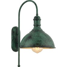 Avonni AP-4106-M3-GREEN Yeşil Boya Aplik E27 Metal H: 55 cm, WxD: 32x22 cm