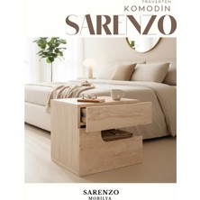 Sarenzo Mobilya Sarenzo Traverten Görünümlü Komodin