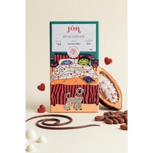 jön Sevgililer Günü Özel Premium Sütlü Çikolata, %54 Kakao, Peru, Açık Kavurma, 56 gr