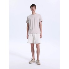 Mustang Bisiklet Yaka Düz Taş Erkek T-Shirt M4WM-TST-1987