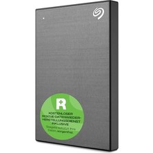 Seagate One Touch 2 Tb Taşınabilir Harici Sabit Sürücü, Şifre Erişimli Donanım Şifreleme, Pc, Dizüstü Bilgisayar ve Mac, Xbox One ve Serisi, Ps4, Ps5, USB 3.0, Uzay Grisi, Kurtarma Hizmeti