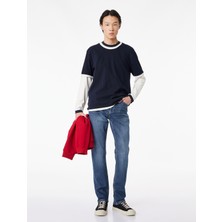 Koton Normal Bel Cepli Pamuklu Slim Fit Jean Pantolon - Brad Jean