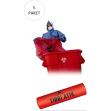 Orta Boy 55 x 60 cm 300 gr 10 Lu Rulo x 5 Paket = 50 Adet (Kırmızı-Siyah Baskılı)