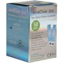 Vivachek Eco Strip Kan Şekeri Ölçüm Çubuğu 50li