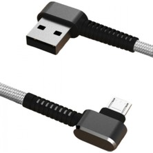 MiraLive Konfulon S73 Micro USB Kablo 1m 2.1A - Beyaz