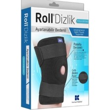 Kurtsan Medikal Roll Dizlik Ayarlanabilir Bedenli | Patella Destekli