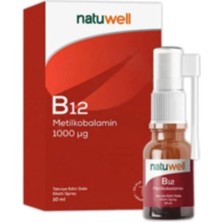 Natuwell Vitamin B12 Metilkobalamin Sprey 10 ml