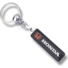 MOZOKO Yüksek Kaliteli Honda Logolu Damla Baskılı Şık Hediyelik Araç Anahtarlığı