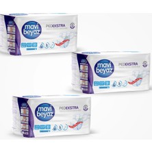 Mavi Beyaz Ped Ekstra Hasta Bezi Bel Bantlı (M) Medium 30'lu Paket x 3 Pkt (90 Ad.)
