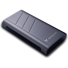Verbatim Turbometal Taşınabilir Ssd, 1 Tb, Son Derece Hızlı, 3700 Mb/s'ye Kadar Okuma, 3600 Mb/s'ye Kadar Yazma, Harici Sabit Sürücü USB 4.0, 40 Gbps,